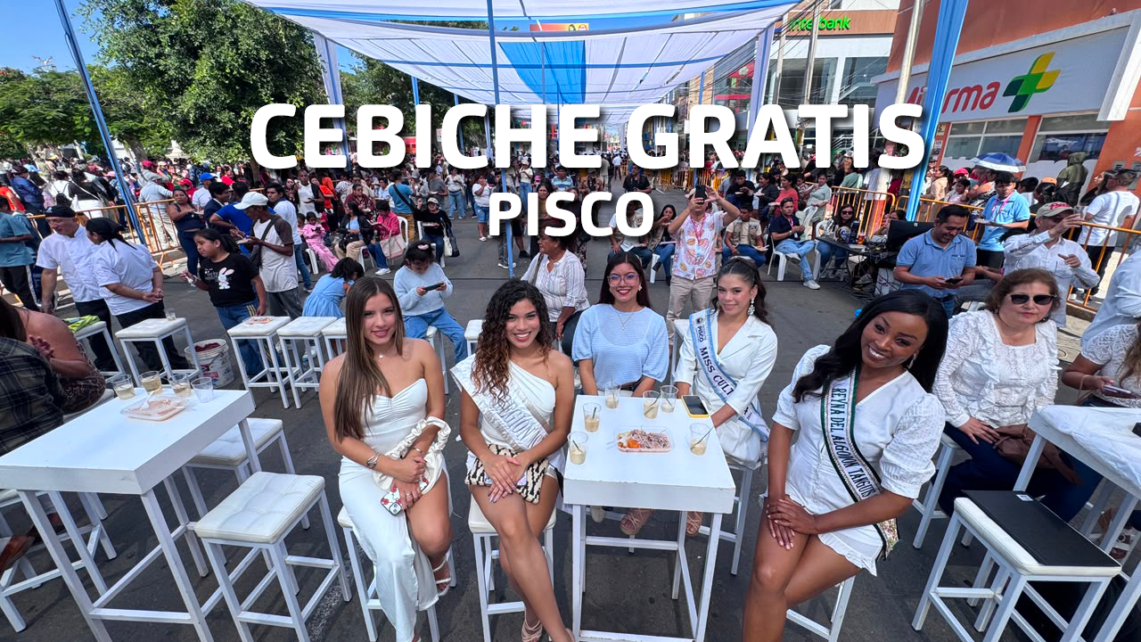 CEBICHE GRATIS: Pisco repartió 33 mil platos ⭐